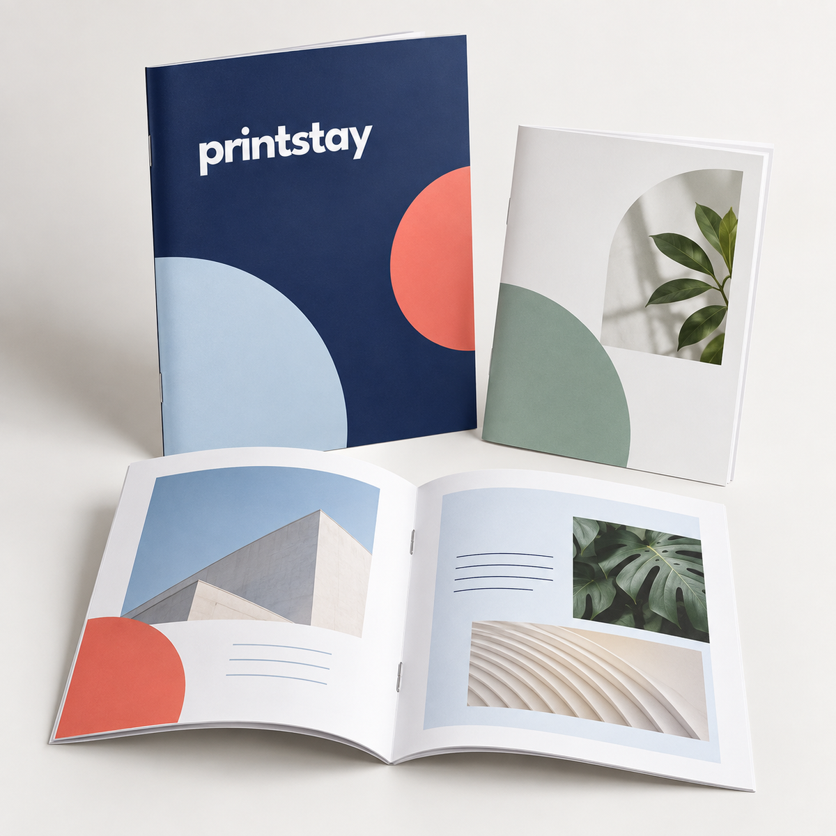 A4 and A5 saddle-stitched booklet printing